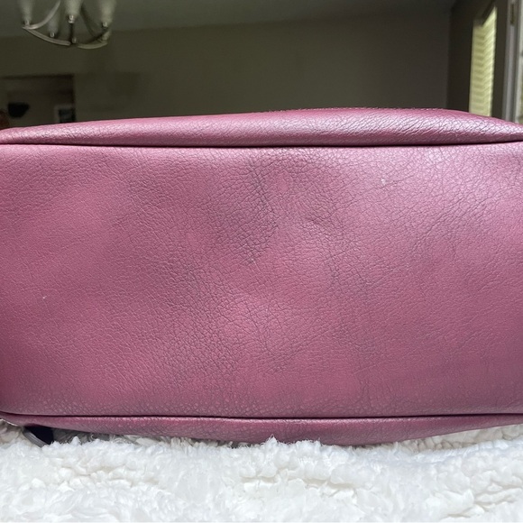 Nanette Lepore Burgundy Leather Tote Bag - Picture 9 of 13